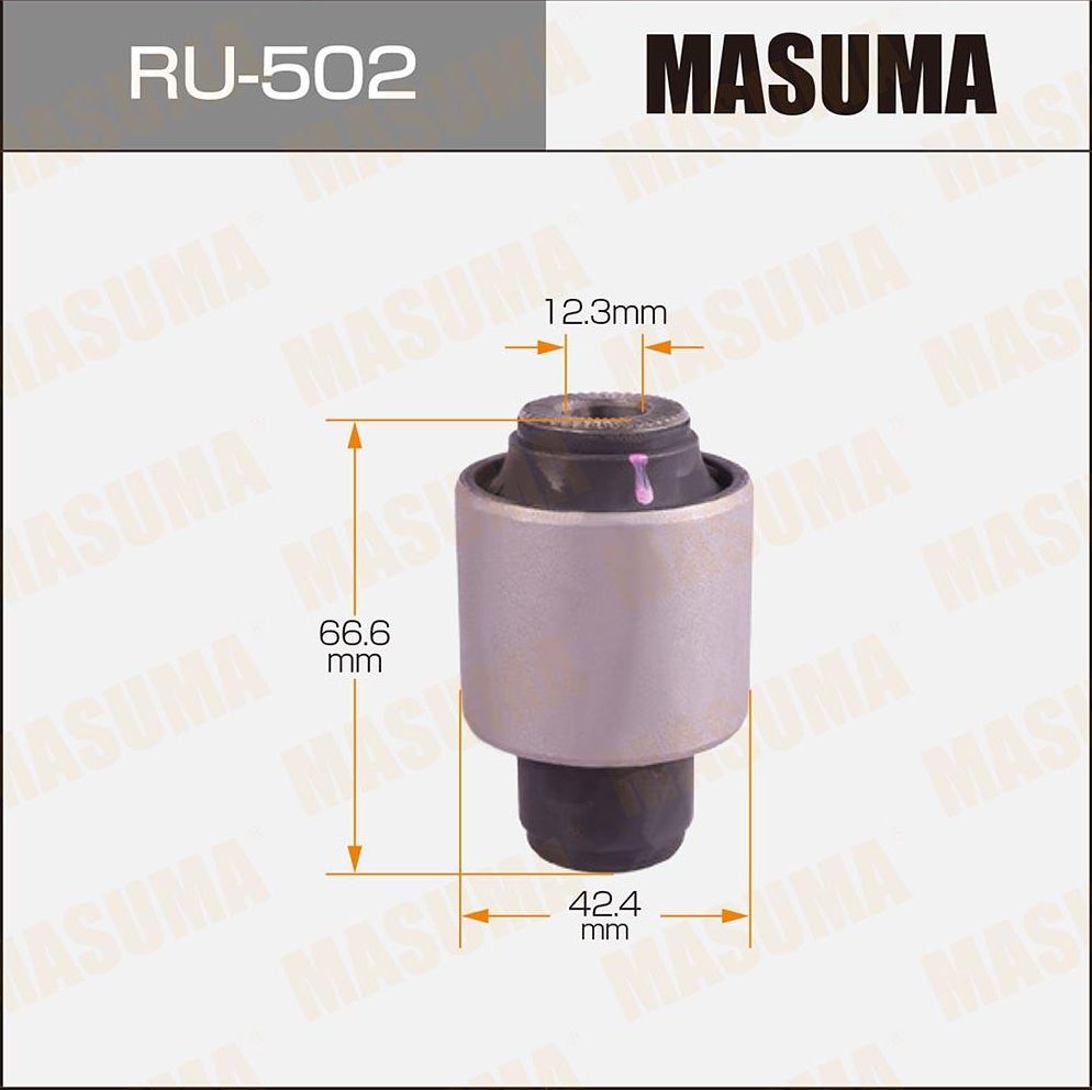 Сайлентблок заднего рычага подвески Masuma. Артикул RU-502