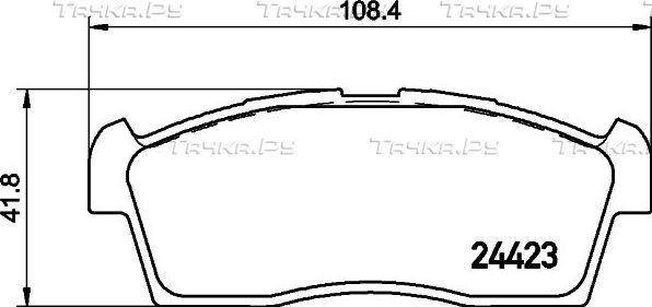 Тормозные колодки Nisshinbo. Артикул NP9012
