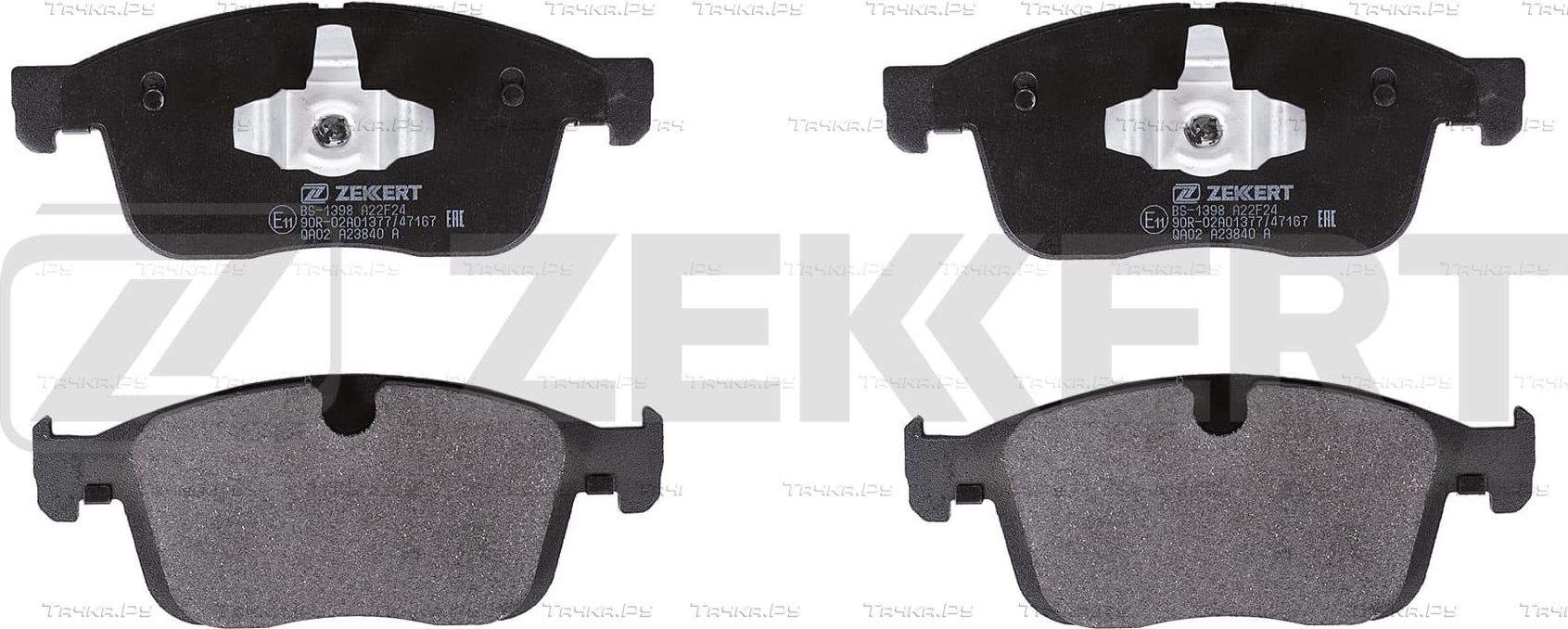 Тормозные колодки Zekkert передние для Volvo XC60 I 2008-2017. Артикул BS-1398