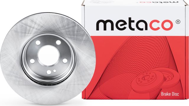 Диск тормозной передний вентилируемый (Metaco). Артикул 3050477