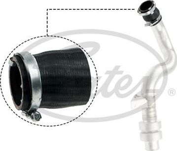 Патрубок интеркулера Gates для Land Rover Discovery IV 2009-2016. Артикул 09-0578