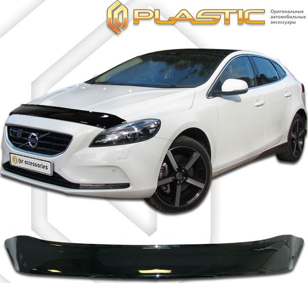 Дефлектор СА Пластик для капота (Classic прозрачный) для Volkswagen Polo хэтчбек 2015-2026. Артикул 2010010109530