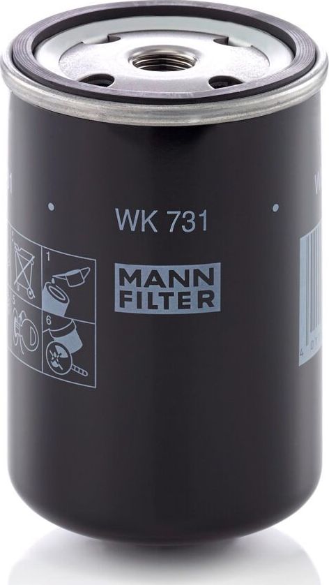 Топливный фильтр Mann-Filter. Артикул WK 731