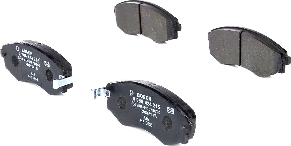 Тормозные колодки Bosch (Low-Metallic). Артикул 0 986 424 215
