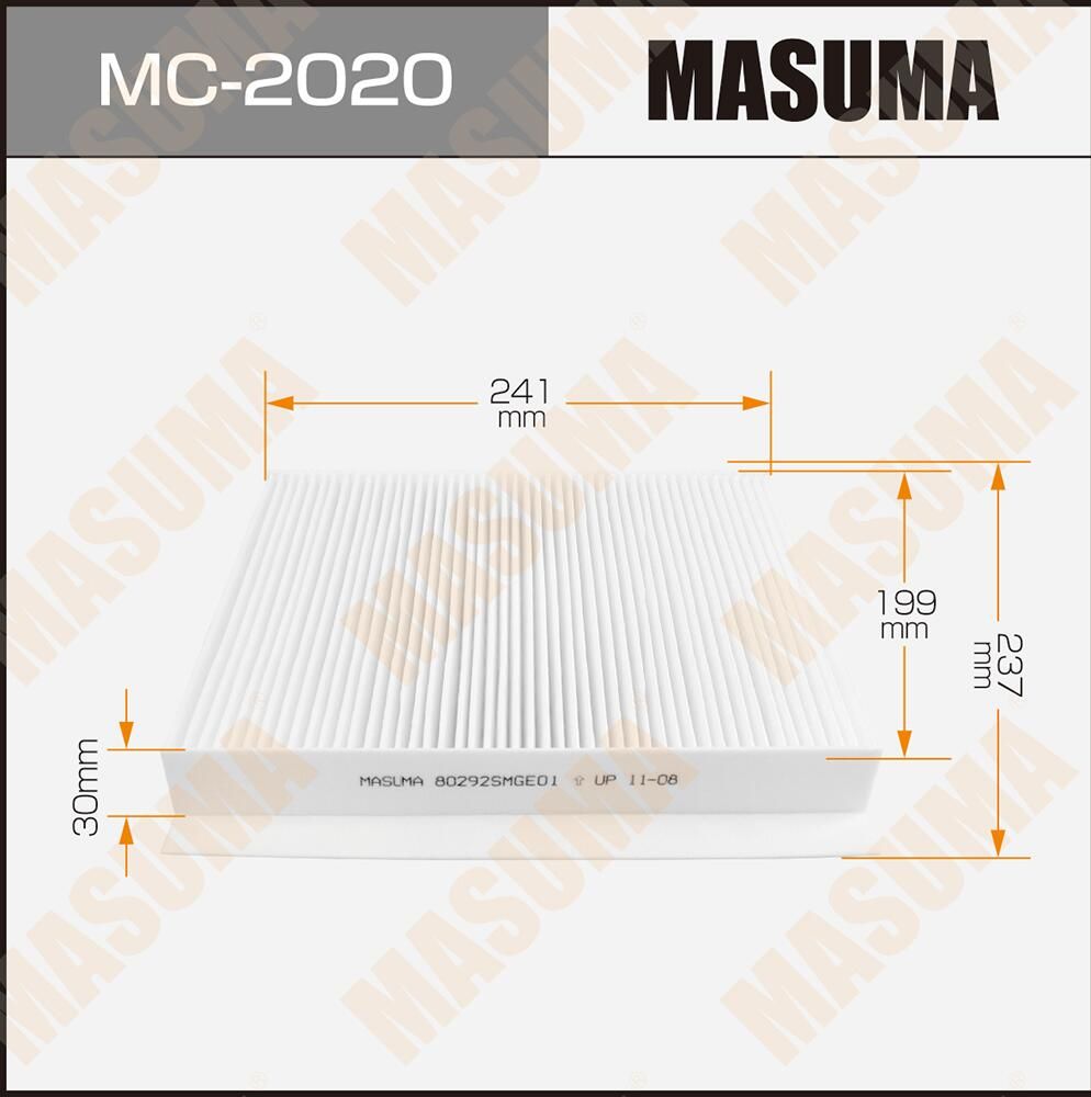 Салонный фильтр Masuma. Артикул MC-2020
