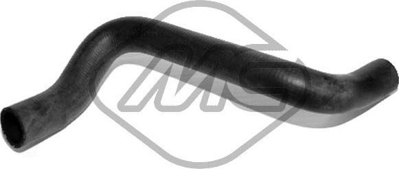 Патрубок радиатора (системы охлаждения) Metalcaucho верхний для Citroen C2 2003-2009. Артикул 09217