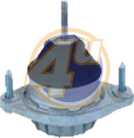 Подушка (опора) двигателя 4U передняя левая для Audi 80 V (B4) 1991-1996. Артикул AU-EM-00292