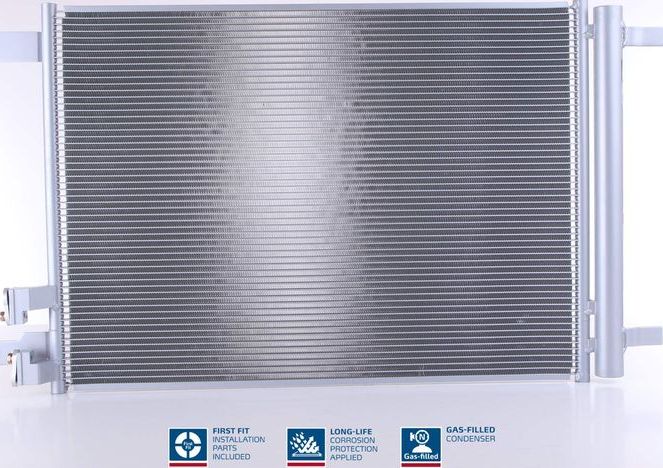 Радиатор кондиционера (конденсатор) Nissens (алюминий). Артикул 941099