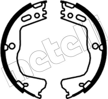 Тормозные колодки (стояночная тормозная система) Metelli задние для Kia Stinger I 2017-2026. Артикул 53-0700