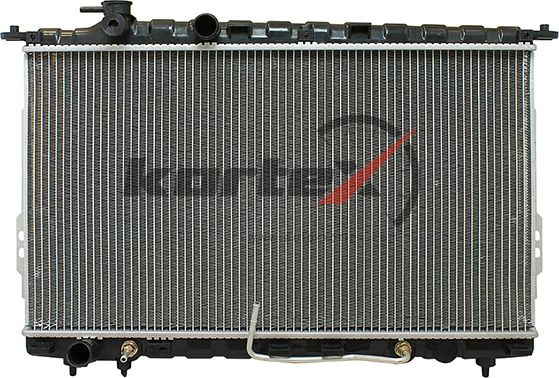 Радиатор HYUNDAI SONATA 98-05 2.0/2.4/2.5/2.7 АКПП (Kortex). Артикул KRD1058