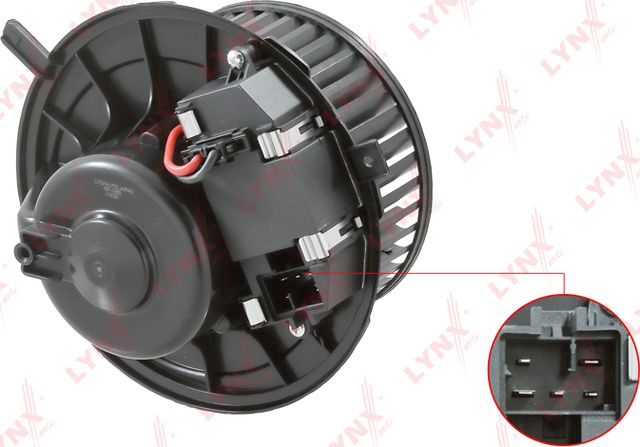 Вентилятор, мотор печки (отопителя) салона LYNXauto для Volkswagen Scirocco III 2008-2017. Артикул RF-1883