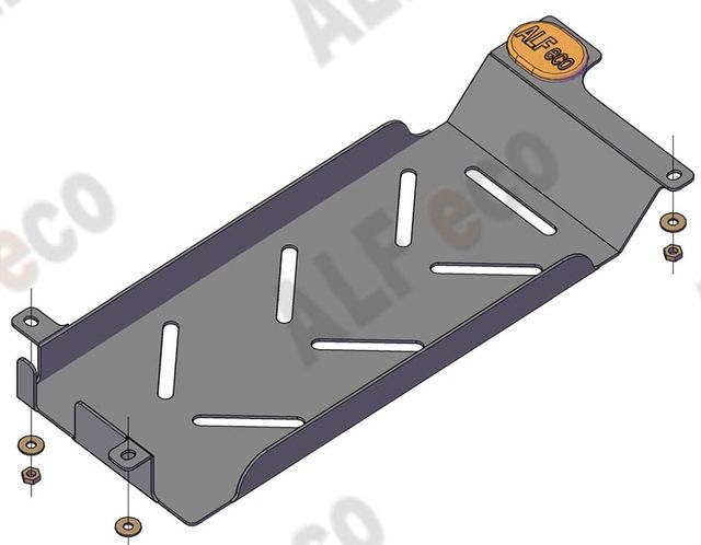 Защита Alfeco для радиатора ДТ Ford S-Max 2006-2015. Артикул ALF.07.25