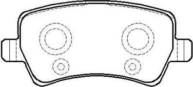 Тормозные колодки HSB. Артикул HP5257