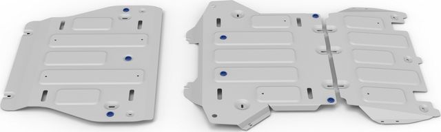 Защита алюминиевая Rival для электродвигателя Zeekr 001, 2023-2026. Артикул K333.1934.1