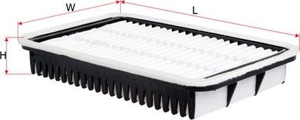 Воздушный фильтр Sakura. Артикул A-1182