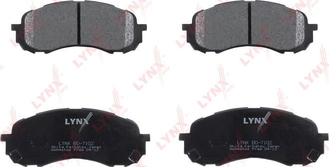 Тормозные колодки LYNXauto. Артикул BD-7102