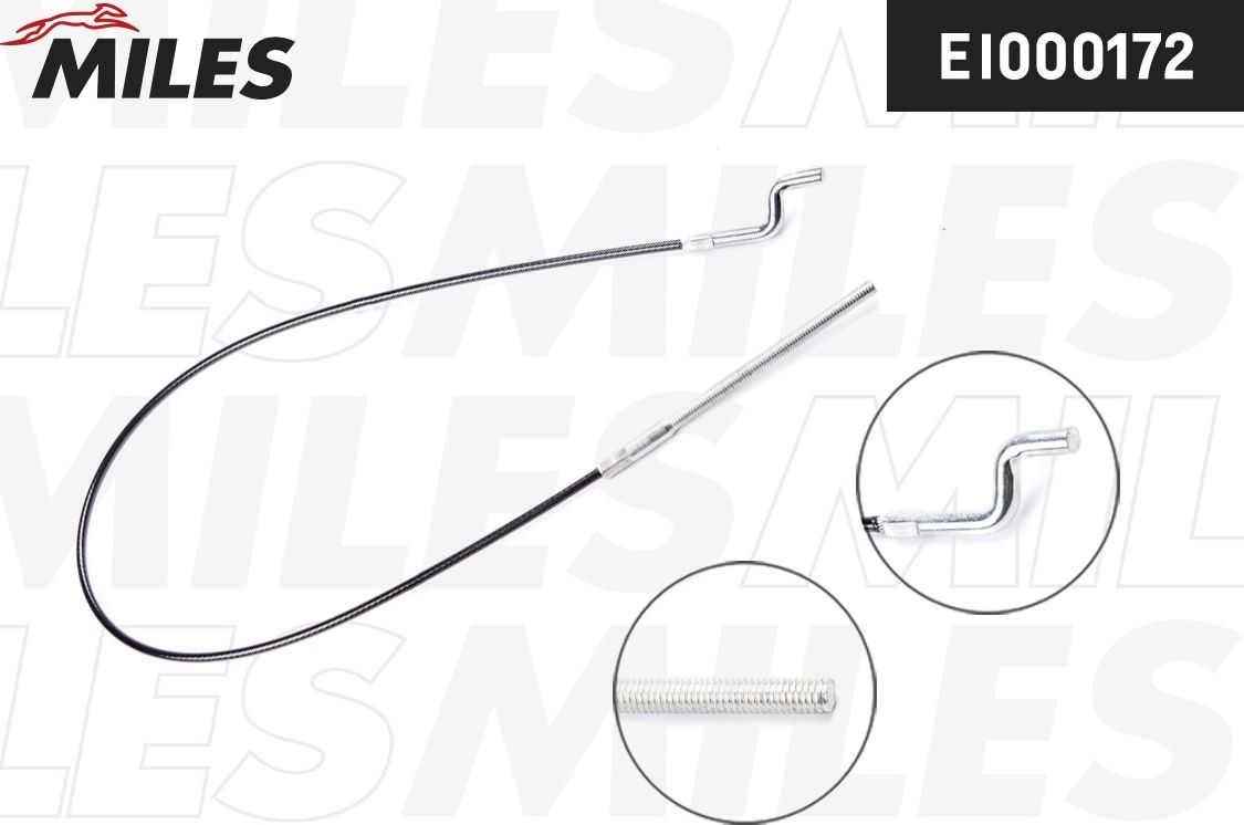 Трос ручника (тросик ручного тормоза) Miles. Артикул EI000172
