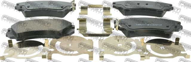 Тормозные колодки Febest. Артикул 1801-ZAFCF