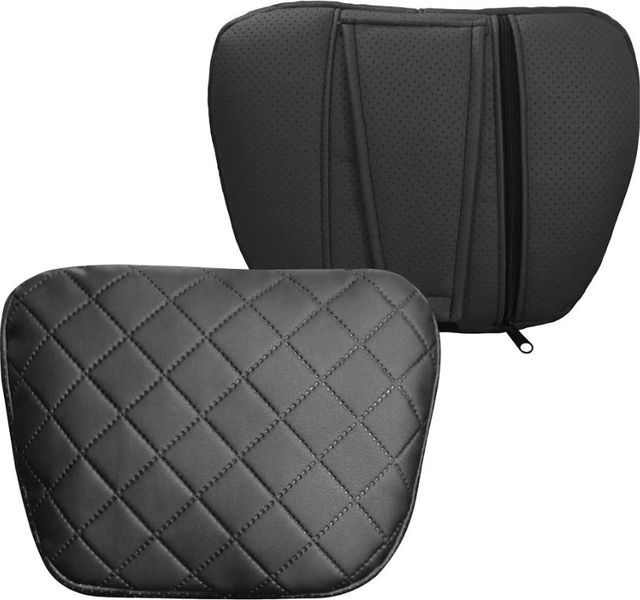 Подушка PSV Lux Way Терморомб на подголовник, Черный, экокожа. Артикул 132339