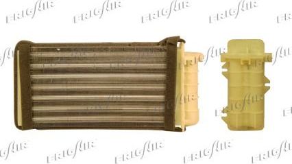 Радиатор отопителя (печки) FrigAir (алюминий) для Fiat Marea 1996-2003. Артикул 0604.3020