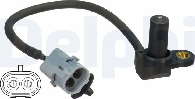 Датчик положения коленвала Delphi для Renault Avantime 2001-2003. Артикул SS11236