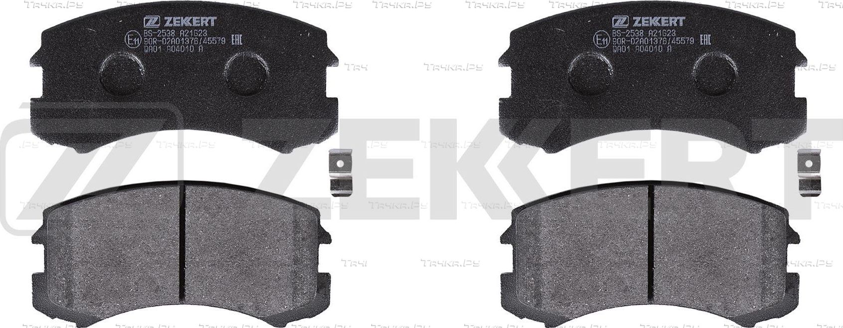Тормозные колодки Zekkert передние для Mitsubishi Lancer IX 2003-2013. Артикул BS-2538
