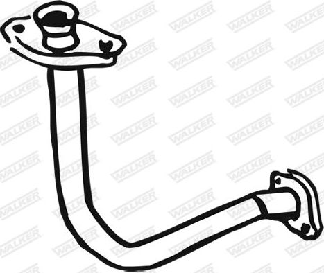 Глушитель Walker передний для Volvo 460 1990-1992. Артикул 16340