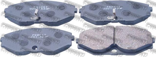 Тормозные колодки Febest. Артикул 0201-A33F