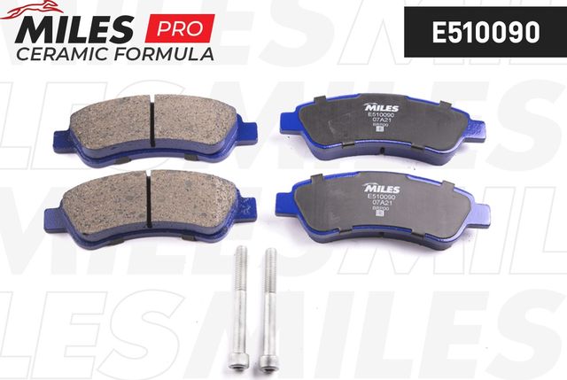 Тормозные колодки Miles (Керамика). Артикул E510090