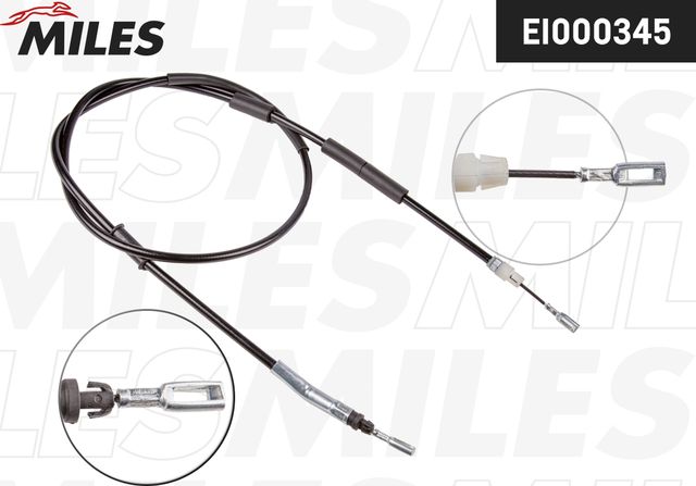 Трос ручника (тросик ручного тормоза) Miles. Артикул EI000345
