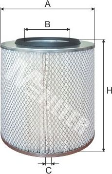 Воздушный фильтр MFilter для IVECO EuroCargo I, II, III 1991-2015. Артикул A 597