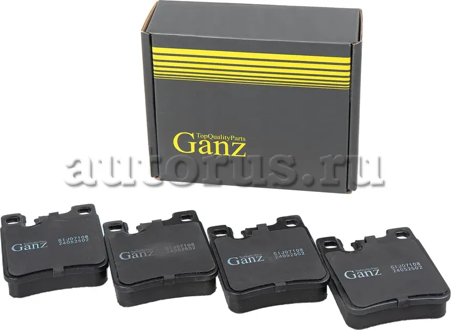 Колодки задние MERCEDES-BENZ C(W203) 01> / E(W210) 95> / S(W140/W GANZ GIJ07108 Ganz. Артикул GIJ07108