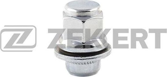 Гайка колесная с шайбой  M12 x 1 25  L=37  ключ 21  Хром Zekkert. Артикул BE-4093