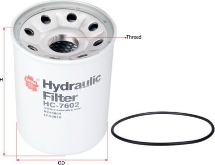 Фильтр гидравлический Sakura. Артикул HC-7602