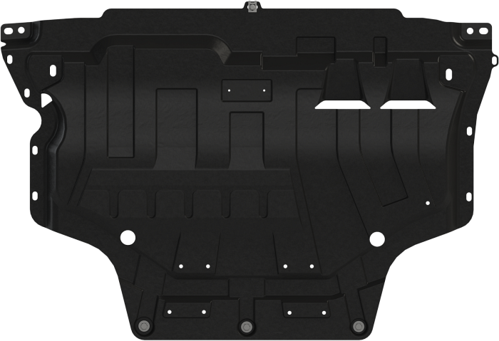 Защита Шериф (1,8 мм) (без кронштейнов) для картера и КПП Skoda Karoq 2020-2026. Артикул 21.2680 V2
