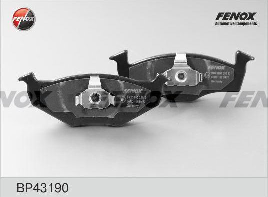 Тормозные колодки Fenox. Артикул BP43190