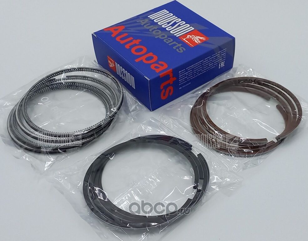 Кольца комплект 4 стандарт на 1 цилиндр (Mousson). Артикул SRSD4BFSTD