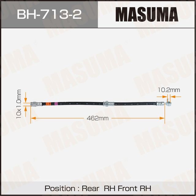 Шланг тормозной MASUMA Mz- /front/ CX-5 LH Masuma. Артикул BH7132