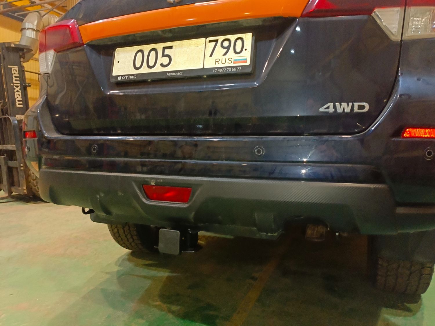 Фаркоп Bizon под американский квадра для Oting Paladin 2023-2026. Артикул FA 0620-E