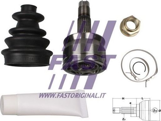 Шрус наружный (граната) Fast. Артикул FT25077K