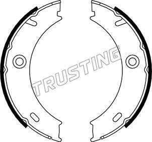 Тормозные колодки (стояночная тормозная система) Trusting. Артикул 052.127