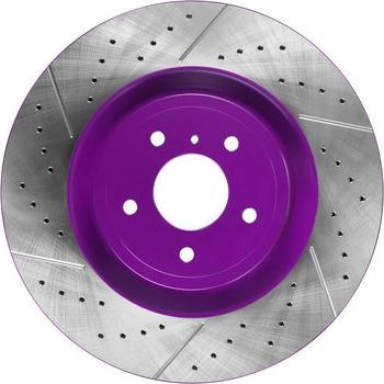 Тормозной диск NiBK передний для Infiniti FX II (S51) 2008-2013. Артикул RN1428DSET