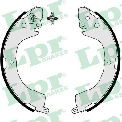 Тормозные колодки LPR задние для Mitsubishi Delica IV 1995-2002. Артикул 07890