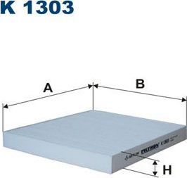 Салонный фильтр Filtron. Артикул K 1303