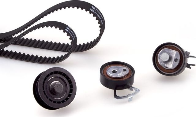 Ремень ГРМ с роликами (комплект) Gates PowerGrip® для Skoda Fabia II 2010-2014. Артикул K035565XS