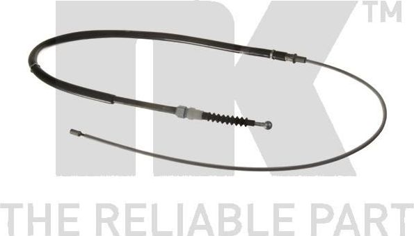 Трос ручника (тросик ручного тормоза) NK задний правый/левый для Skoda Superb II 2008-2015. Артикул 904326
