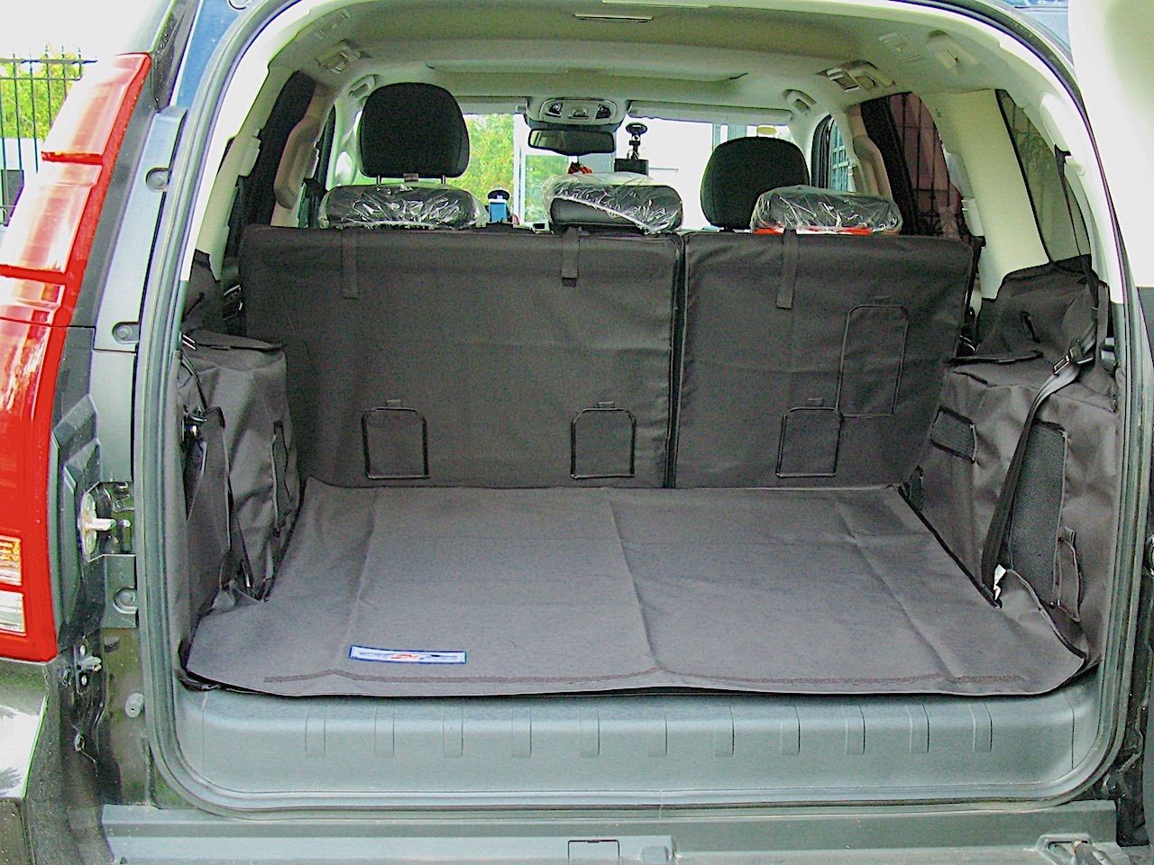 Защитный чехол AUTOSMSTUDIO "Maxi" в багажник автомобиля для Haval H9 l 2015-2024, черный. Артикул TP-HVH9(7)-MAXI-BL