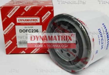 Масляный фильтр Dynamatrix для Dodge Avenger II 2007-2009. Артикул DOFC236