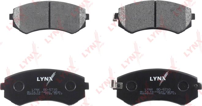 Тормозные колодки LYNXauto. Артикул BD-5710