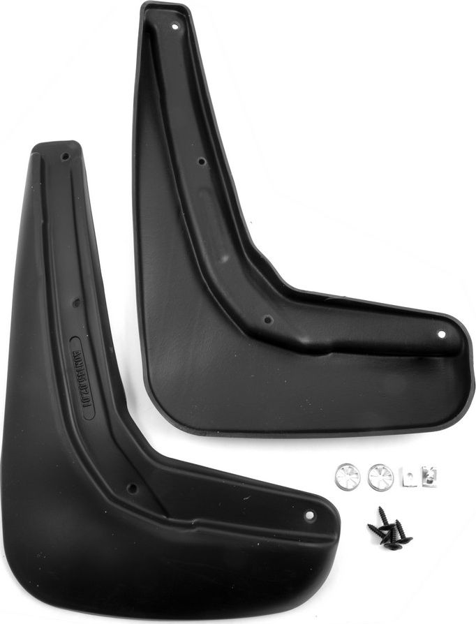 Брызговики Frosch (в пакете) задняя пара для Geely Tugella 2021-2026. Артикул NLF.AN0145.E13